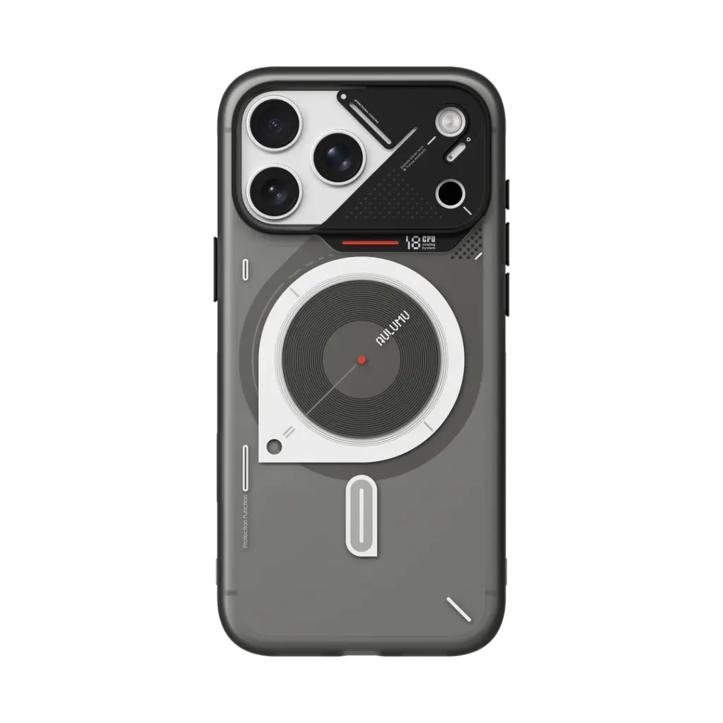 AULUMU Hyper Frosted TPU IMD Case for iPhone 18 Pro (Translucent Gray)