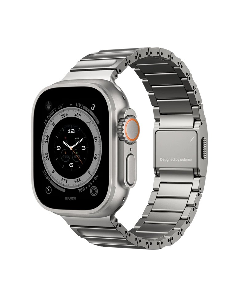 AULUMU Hi-Per Titanium Alloy Watch Band (Titanium)