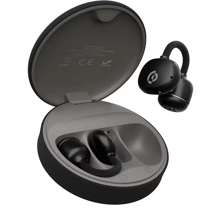 Powerology Cherry OpenEar Wireless Earphones (Black)