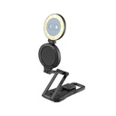 Promate Axon-Ultra All-in-one Magnetic Smartphone Mount with LED Light (Black)