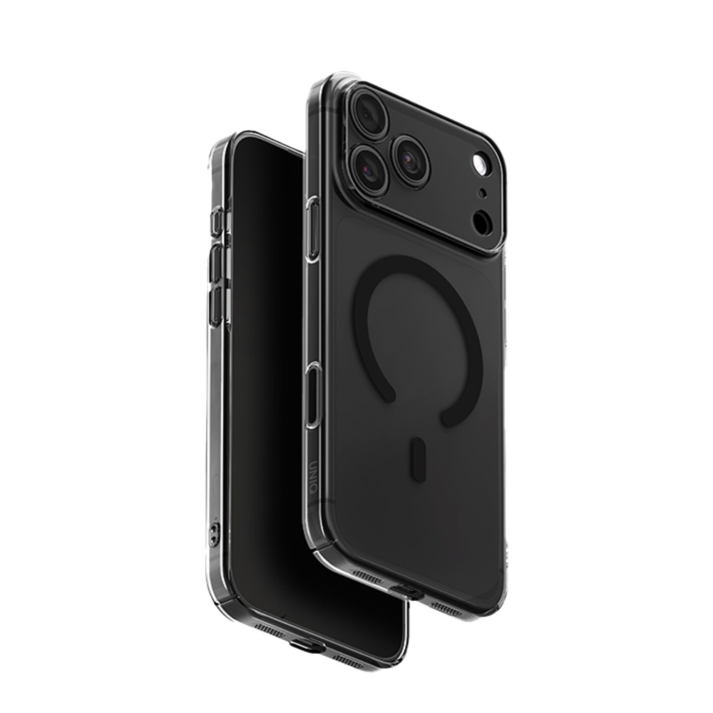 UNIQ Hybrid Magclick Charging Airsuit Case for iPhone 18 Pro (Glossy Smoke)