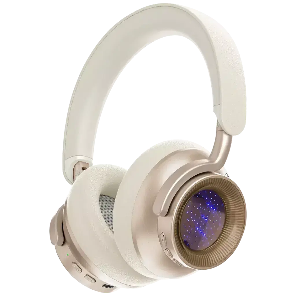Powerology Astro ANC Wireless Headphones (Beige)