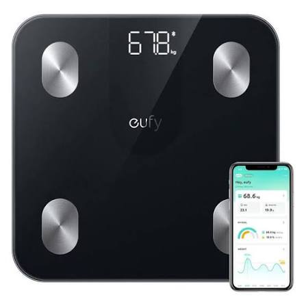 Anker Eufy Smart A1 Bluetooth Wireless Digital Scale (Black)