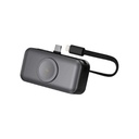 Smartix PowerPro باور بانك 3 في 1 مع شاحن Apple Watch 5000mAh (أسود)