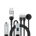 XPower Combo Watch  6-in-1 Digital Charging Cable 1.2M (Black)