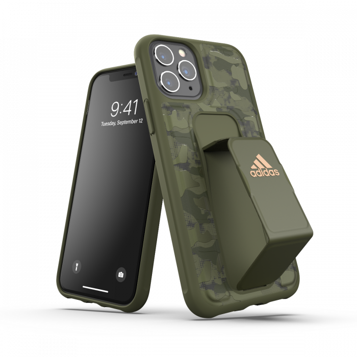 Adidas Grip Case for iPhone 11 Pro (Tech olive)