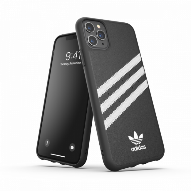 Adidas 3-Stripes Snap Case for iPhone 11 Pro (Black/White)