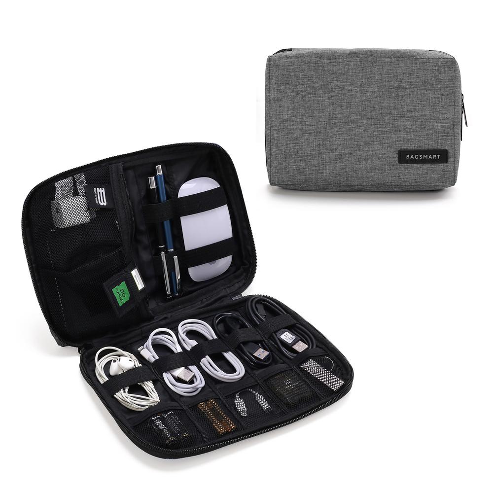 Bagsmart Pomona Electronic Organizer (Heather Gray)-T