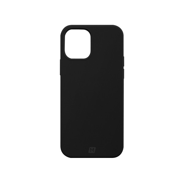 Momax Silicone Case 360 Protection Anti Bacterial iPhone 12 Mini (Black)
