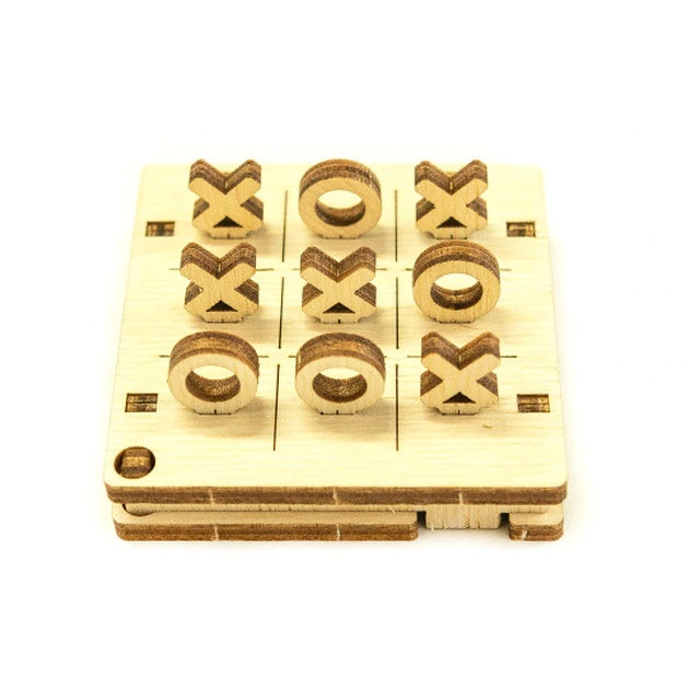 Wooden.City Wooden Figures Mini (Tic Tac Toe No. 1)