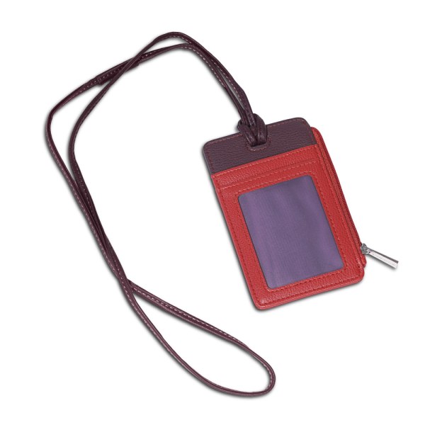 Campo Marzio Neck Badge Holder Colombo (Cherry Red)