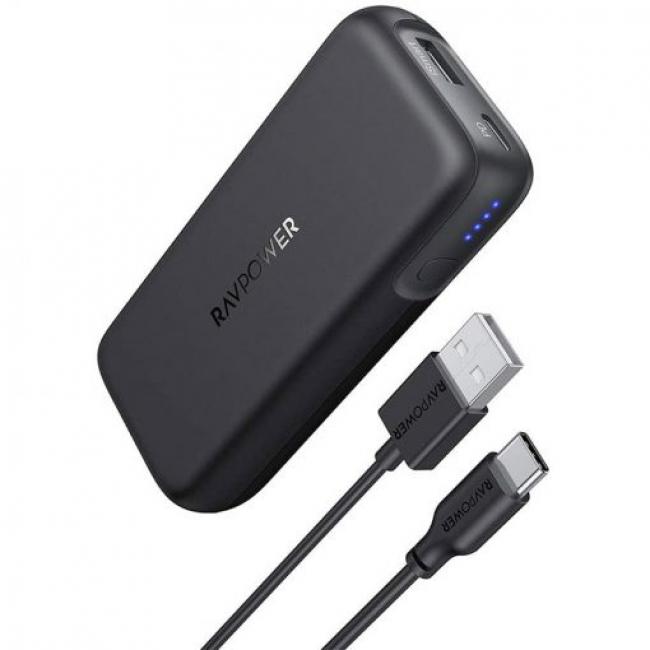 RAVPower PD Pioneer 20W 2-Port Power Bank 10000mAh (Black)