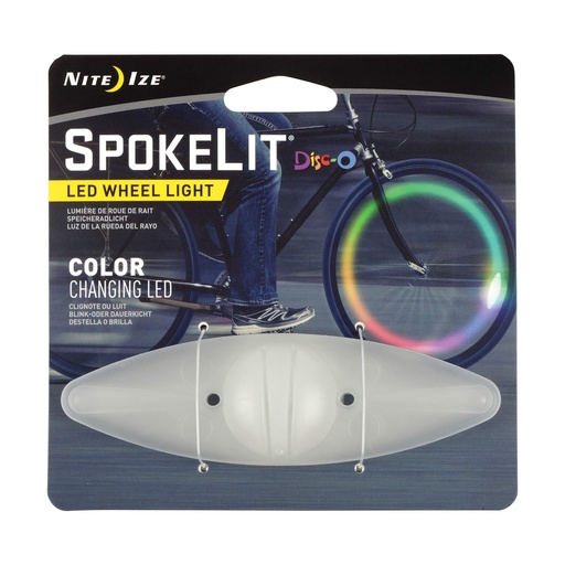 [SKL-03-07] NiteIze SpokeLit LED Wheel Light - 1 Pack