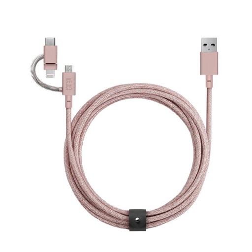 [BELT-ULC-ROS-NP] Native Union Belt Cable Universal 2m (Rose)