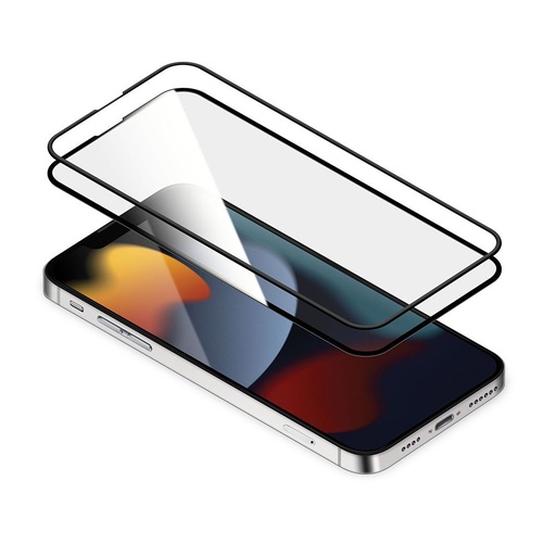 [IP2167-BDG-AB05] Torrii BodyGlass Screen Protector with Silicone Frame for iPhone 13 Pro Max (Clear)