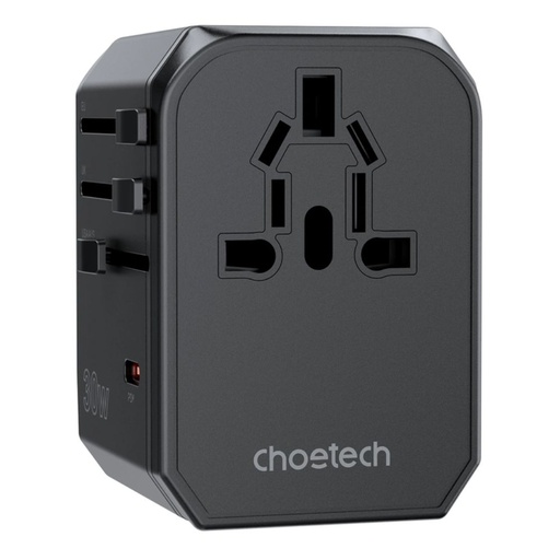 [PD6041] Choetech PD30W C+2A Travel Wall Adapter (Black)