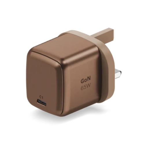 [UM69UKL2] Momax 1-Charge 1-Port GaN 65W charger (UK) (Desert Titanium)