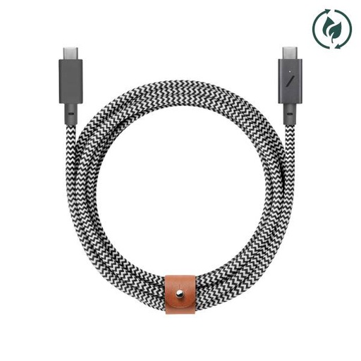 [BELT-C-2C-ZEB] Native Union Belt Cable 140W Type C-C (Zebra)