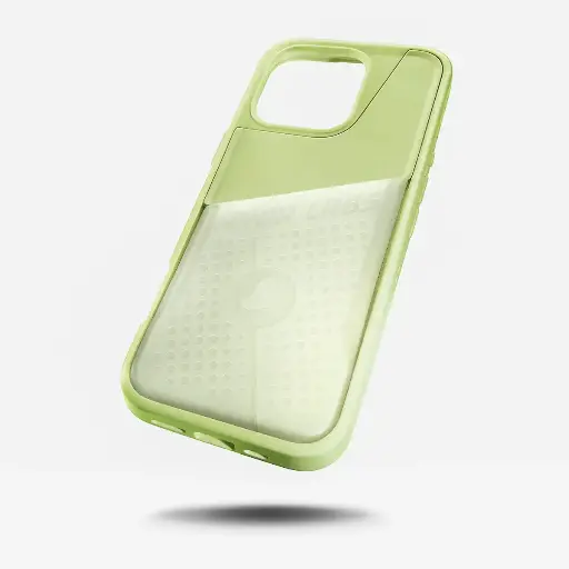 [SC15PR-MC] Ninja Labs Flex Pouch for iPhone 15 Pro Case (Matcha/Clear)