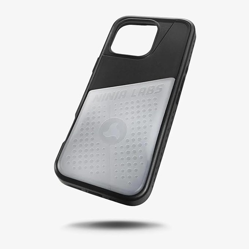 [SC13PR-BC] Ninja Labs Flex Pouch for iPhone 13 Pro Case (Black/Clear)