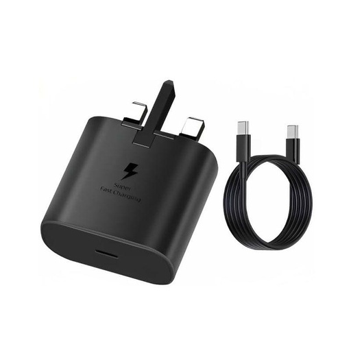 [EP-T4511XBEGAE] SAMSUNG Travel Adapter (45 W) with cable 5A USB-C to USB-C Cable 1.8 m (Black)