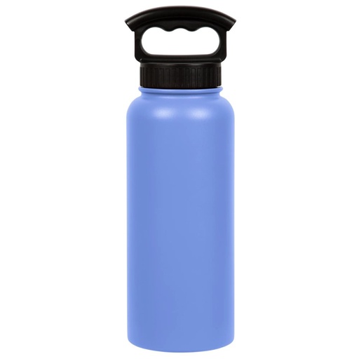[V34000044] Fifty Fifty Vacuum Insulated Bottle 3 Finger Lid 1L (Periwinkle)