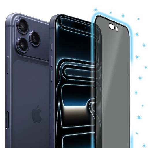 [IP2569P-BDG-AB03] Torrii Anti-bacterial BodyGlass for iPhone 17 Pro Max (Privacy)