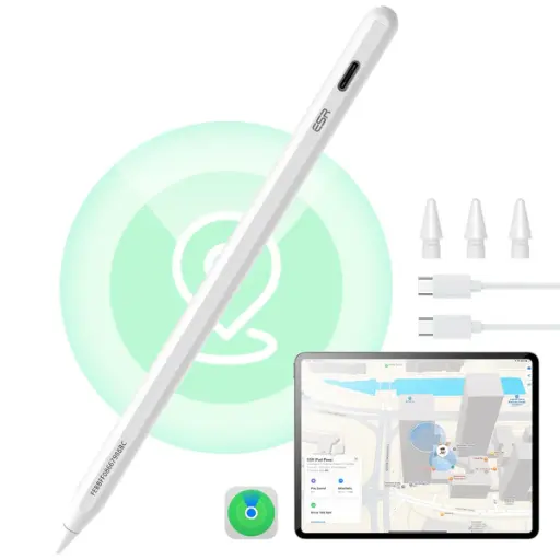 [6C00602] ESR Geo Digital Pencil With Find My (White)