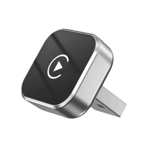[JAS-A15] JASCO Wireless CarPlay (2 in 1 Wireless Adapter) (Chrome Silver)
