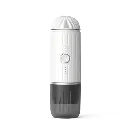 [ME2218-WH] iCafilas 2-in-1 Portable Espresso Maker with Heating (White)
