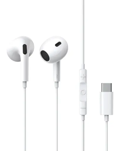 [A00170000213-Z1] Baseus Encok CZ17 Semi-In-Ear Wired Earphones (Moon White)