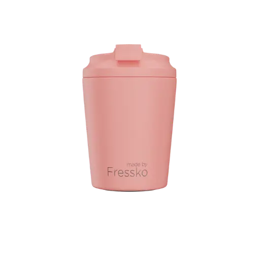 [9350136002166] Fressko Piccolo 118ml / 4oz Cup - Stainless Steel (Peachy)