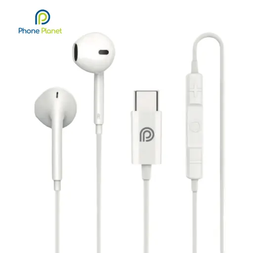 [PP-HF01-C] فون بلانيت سماعات سلكيه تايب سي لون ابيض 