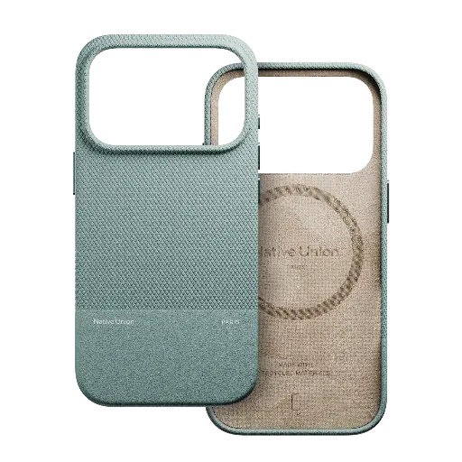 [RECLA-GRN-NP25P]  نيتف يونيون حافظة  لهاتف ايفون 17 برو  لون (أخضر أردوازي)