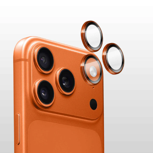[IP25P-BDG-ABC04] Torrii BODYGLASS Camera Ring for iPhone 17 Pro / 17 Pro Max (Cosmic Orange)