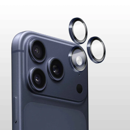 [IP25P-BDG-ABC05] Torrii BODYGLASS Camera Ring for iPhone 17 Pro / 17 Pro Max (Deep Blue)