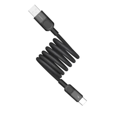 [DA57D] Momax Mag.Link 66W USB-A to USB-C Magnetic Cable 1m (Black)