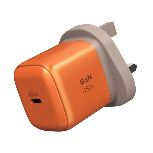 [UM73UKM] Momax 1-CHARGE 45W GaN Charger (Orange)