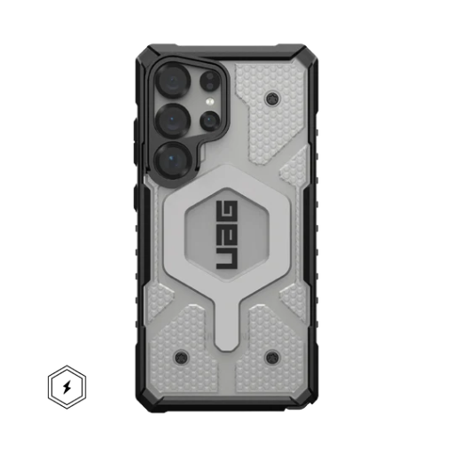 [214526114333] UAG Pathfinder Clear w/Magnet Case for Samsung Galaxy S26 Ultra (Ice/Silver)