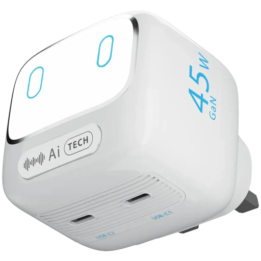 [PWCUQC052WH] Powerology Lumix GaN AI Power Charger (White)