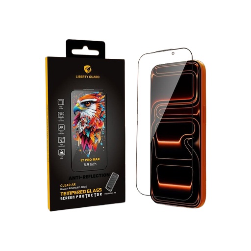 [LGARCL17P] Liberty Guard Screen Protector Anti-Reflection for iPhone 17 Pro (Clear)