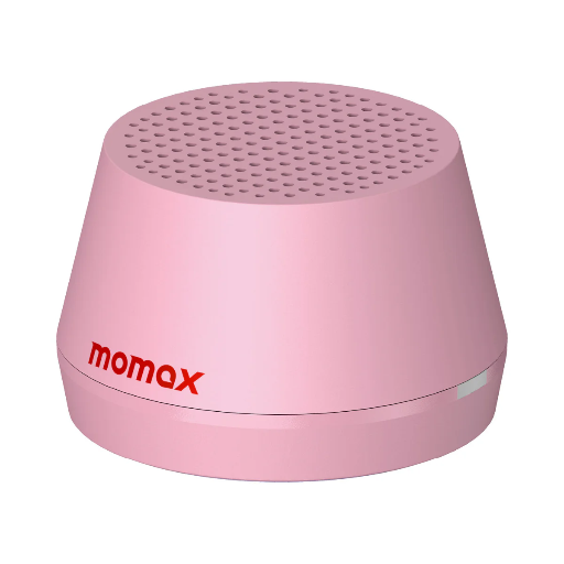 [BS8P] Momax 1-VIBE GO LITE Magnetic Wireless Speaker (Pink)