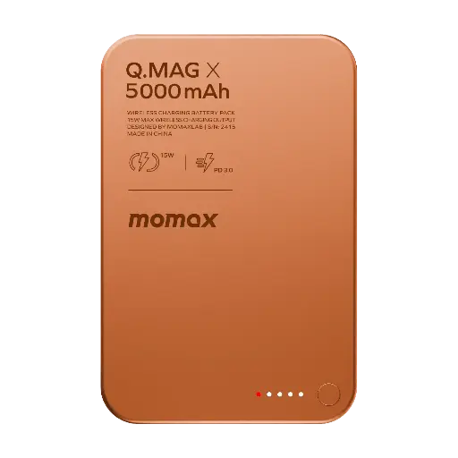 [IP116AM] Momax Q. Mag X 5000mAh ultra Slim Wireless battery pack