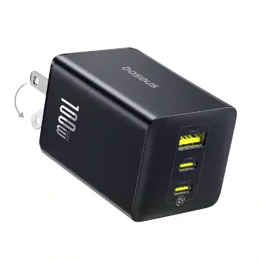 [E0121900] Baseus EnerFill FE11 Fast Charger 2C+U 100W - Cosmic Black