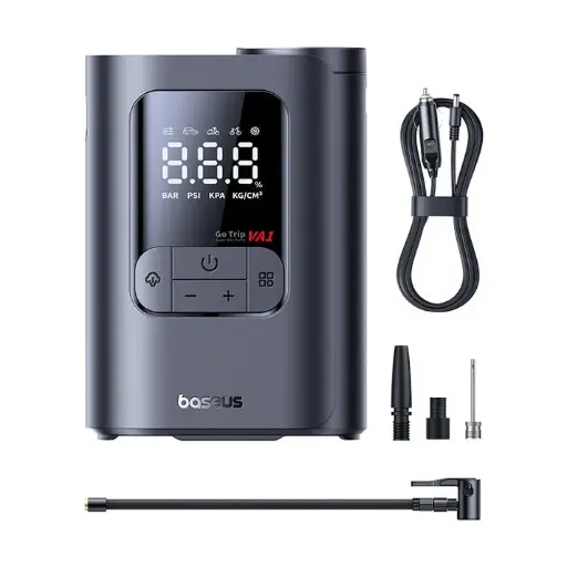 [C0119701] Baseus GoTrip VA1 Pro Super Mini Wired Inflator 22-Cylinder - Cosmic Black