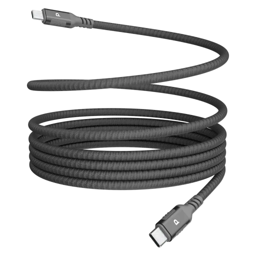 [PCAB024GY] Powerology Malinka Weave Magnetic USB-C Cable PD 60W 1.2M (Gray)