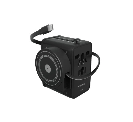 [PDFWCH108BK] Porodo Voyage Universal Travel Adapter (Black)