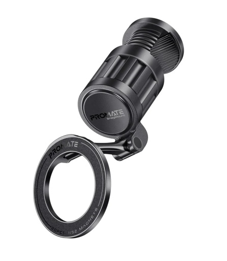 [SnagMount] Promate 360° Rotating Magnetic Smartphone Grip-On Mount (Black)
