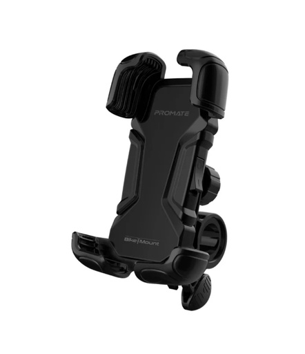 [BikeMount-2] Promate Quick-Clamp SecureMount Bike Mount for Smartphones (Black)