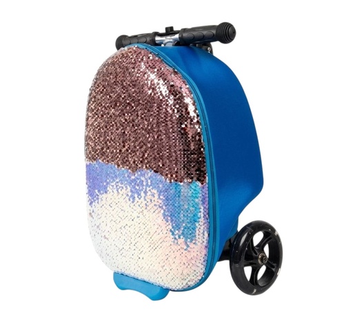 [SCE-19LLP-B06] Leki Scooter Bag (Blue And Pink Sequin)